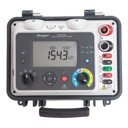 Low Resistance Ohm Meter, No Interface MPN:DLRO100EB-LG2-P3