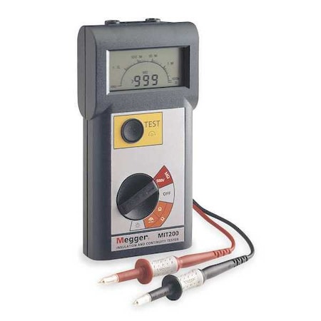 Battery Operated Megohmmeter, 500VDC MPN:MIT200