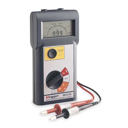 Battery Operated Megohmmeter, 1000VDC MPN:MIT210