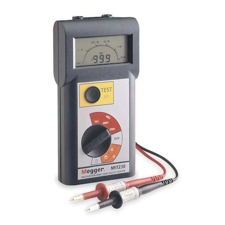 Battery Operated Megohmmeter, 1000VDC MPN:MIT230