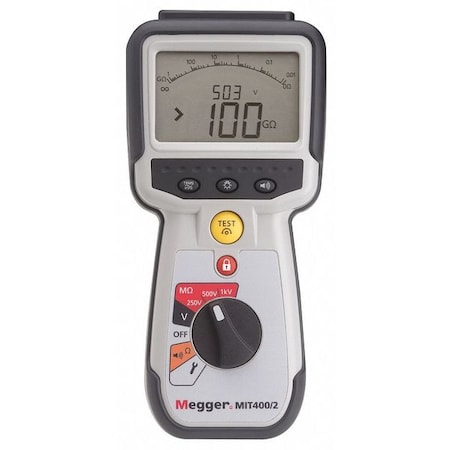 Megohmmeter, 1 mA to 2 mA, 10 mV, Handheld MPN:MIT420/2
