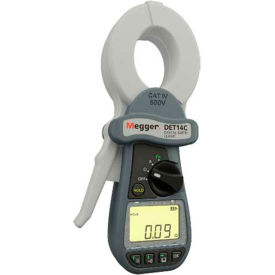 Megger DET14C (1000-761) Clamp-On Ground Tester with Data Storage DET14C