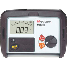 Megger MIT300 -EN Analog/Digital Insulation Tester; 250 & 500 V MIT300-EN