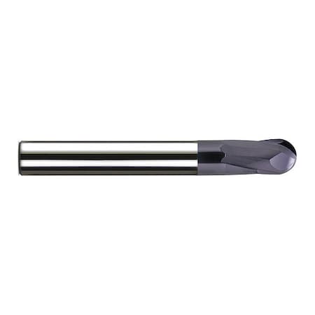 Ball End Mill, Carb, 2 Flute, 1/2