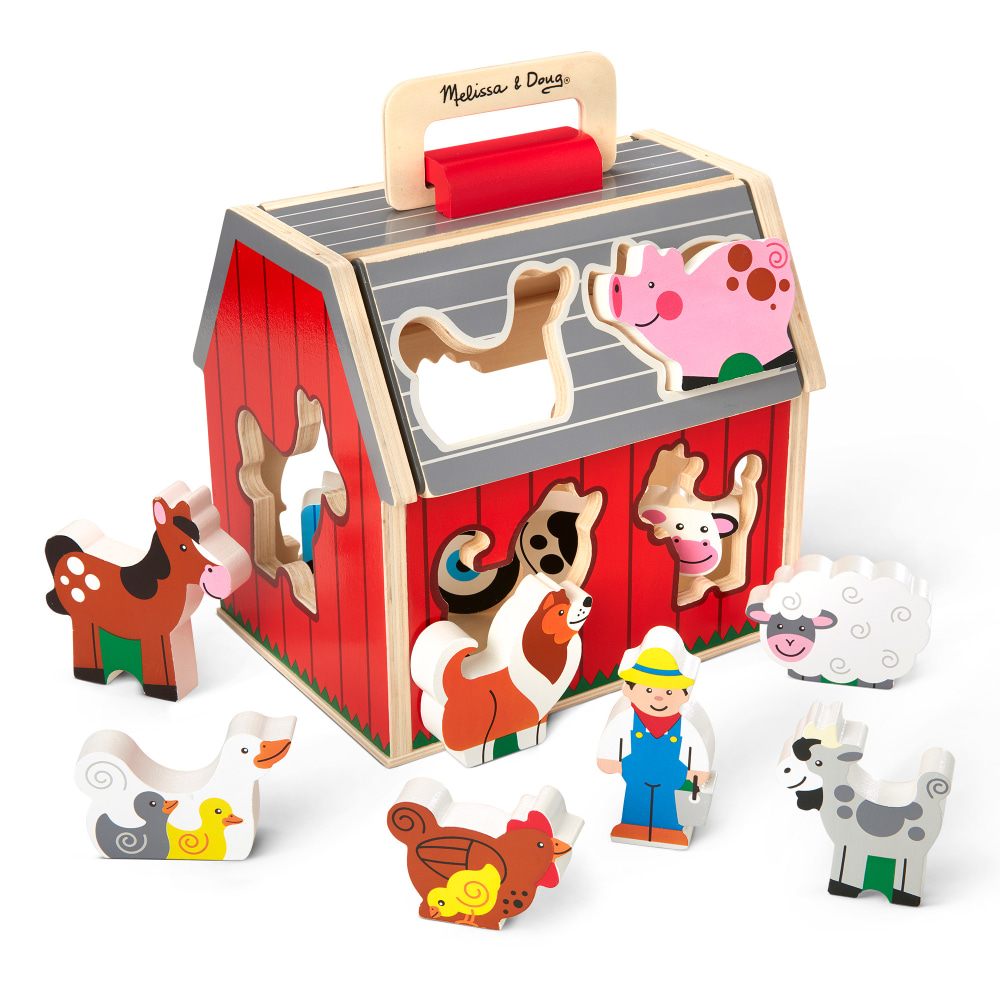 Melissa & Doug Take Along Sorting Barn MPN:LCI30149