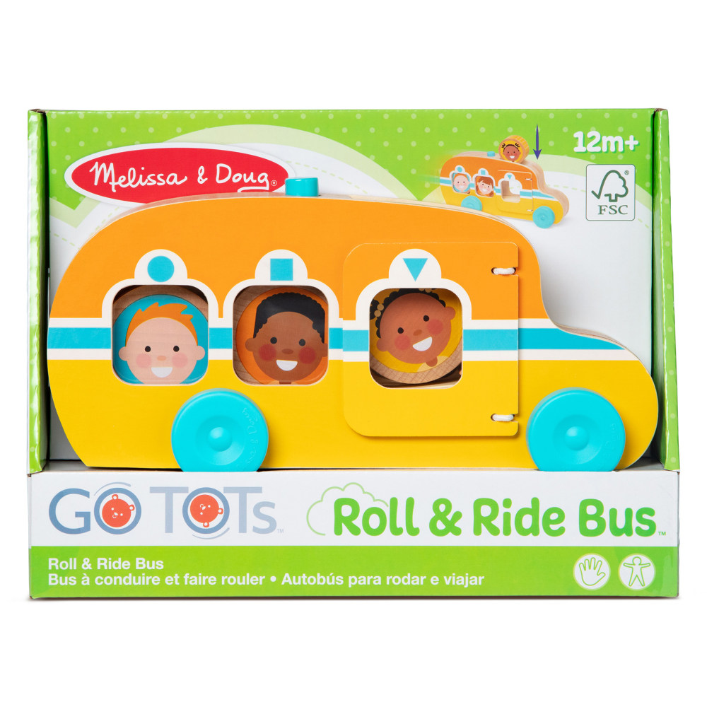 Melissa & Doug Go Tots Roll & Ride Bus MPN:LCI30738