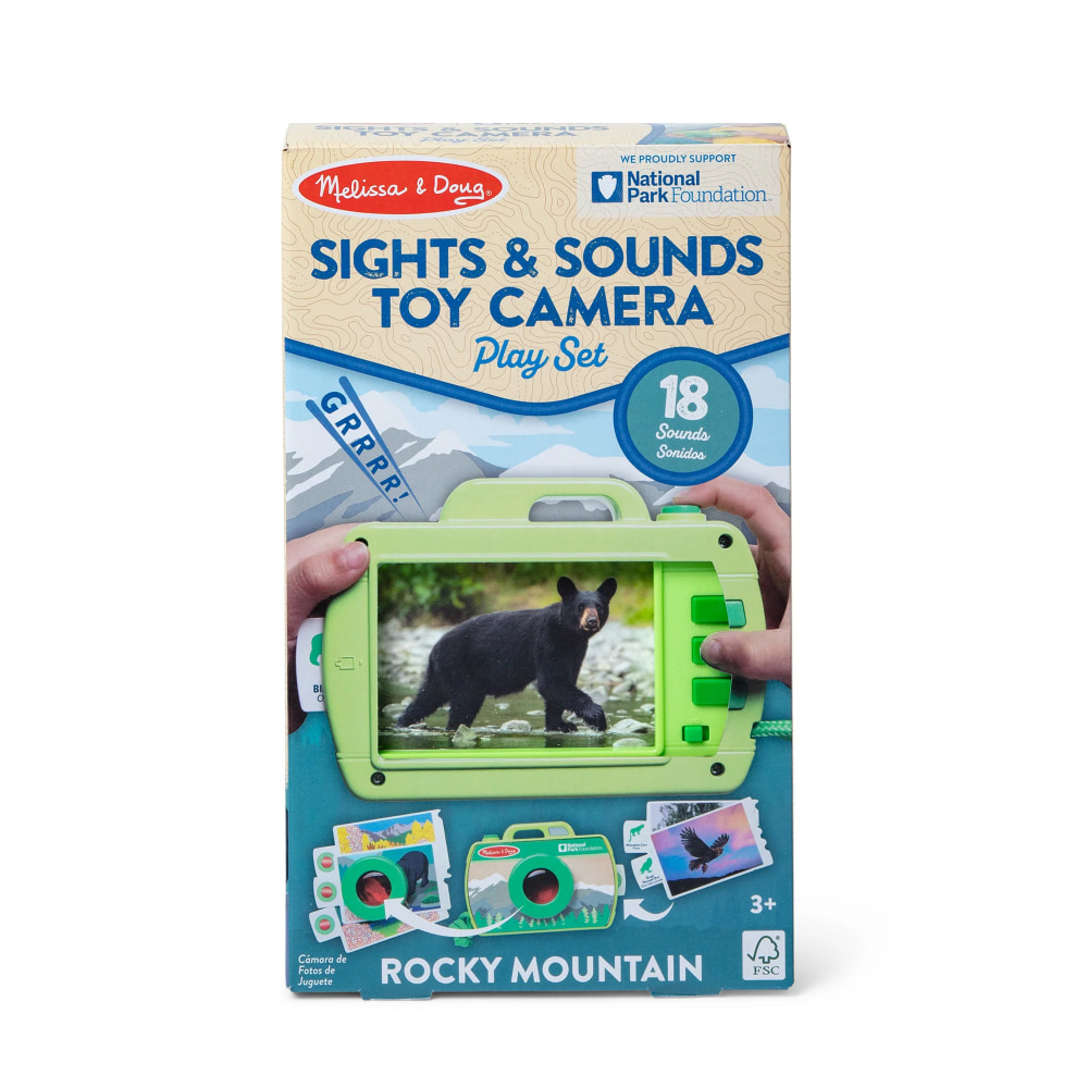Melissa & Doug Rocky Mountain Sights & Sounds Toy Camera Play Set, 11-3/4in x 7-1/16in MPN:LCI30905