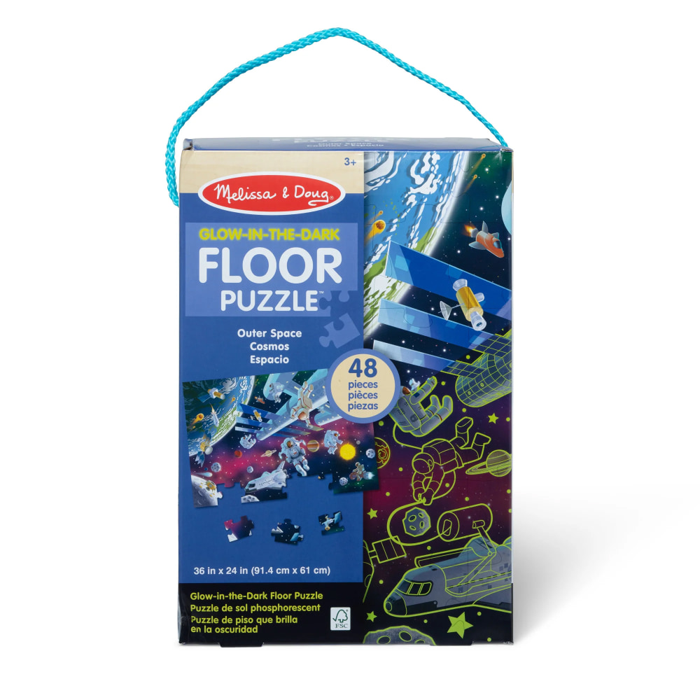 Melissa & Doug Outer Space Glow In The Dark Floor Puzzle MPN:LCI31010