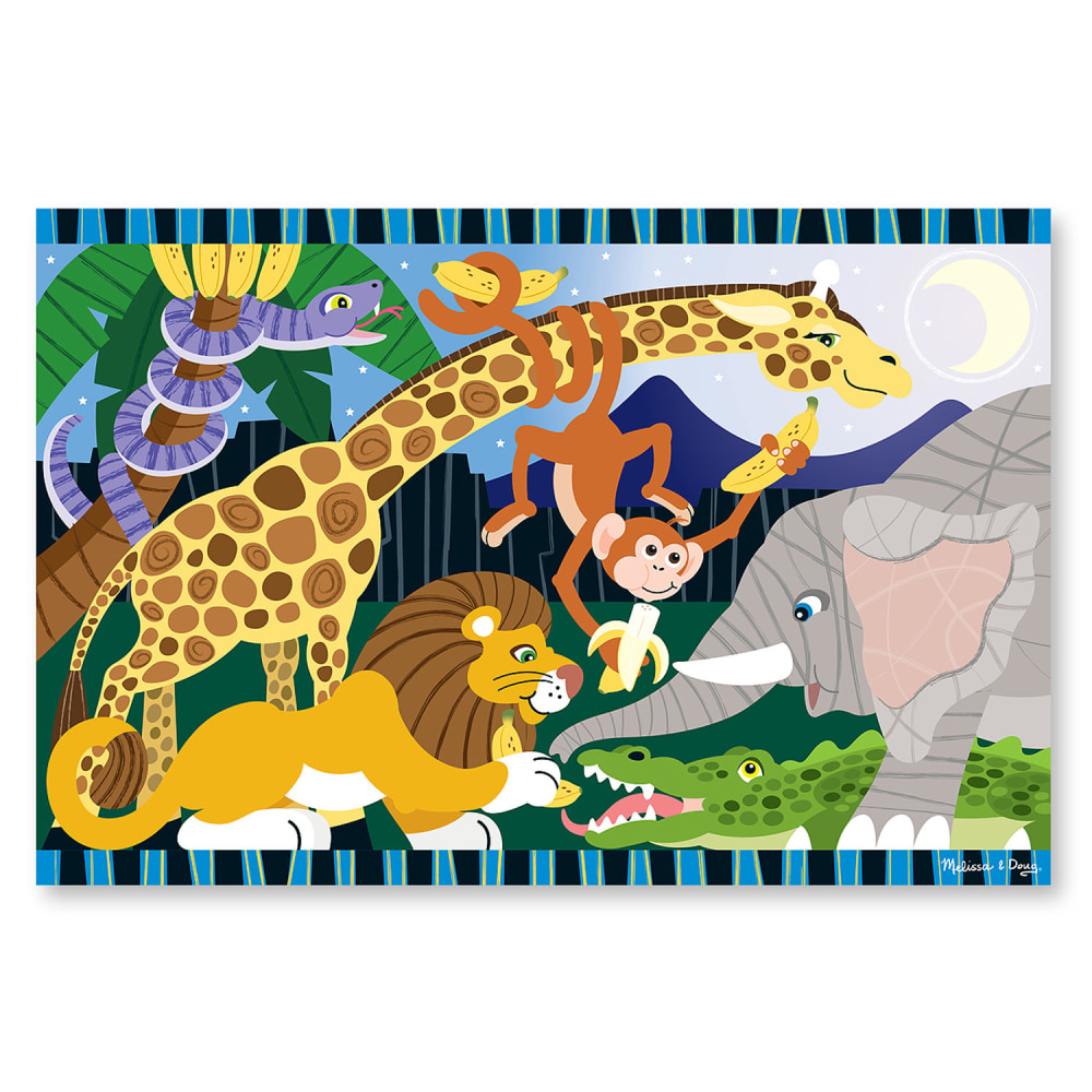 Melissa & Doug Safari Social Floor Puzzle MPN:LCI4423