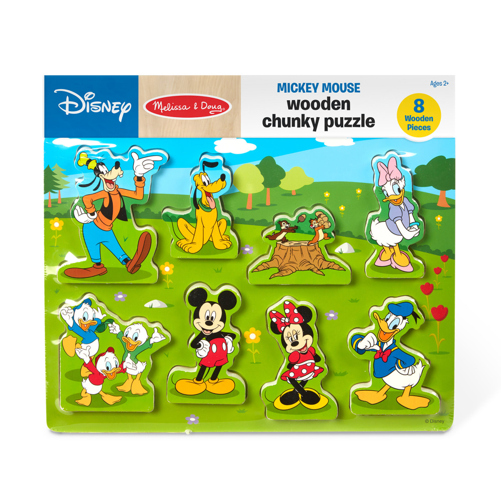 Melissa & Doug Mickey Mouse Wooden Chunky Puzzle MPN:LCI7184