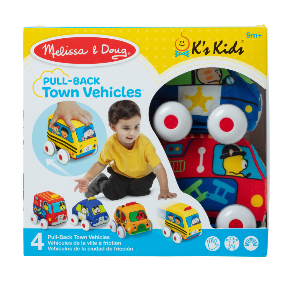 Melissa & Doug Pull-Back Vehicles, Set Of 4 MPN:LCI9168