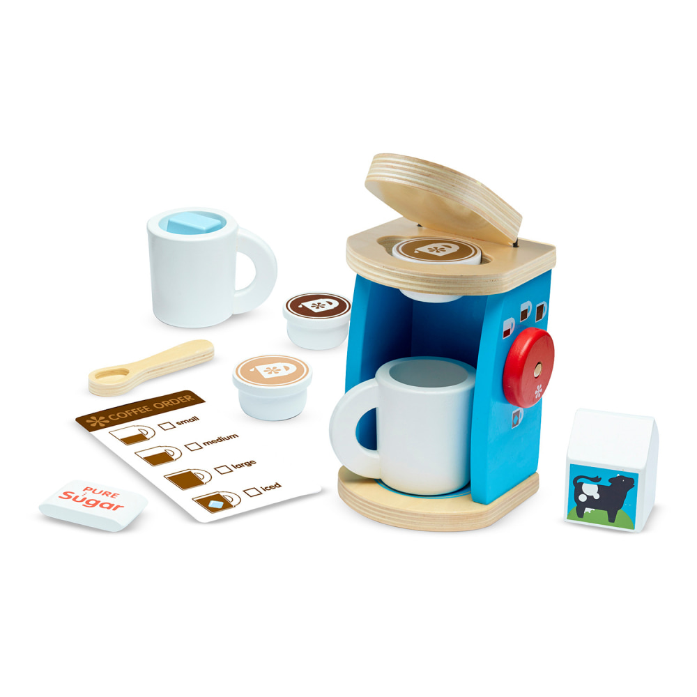Melissa & Doug Wooden Brew & Serve Coffee Set MPN:LCI9842