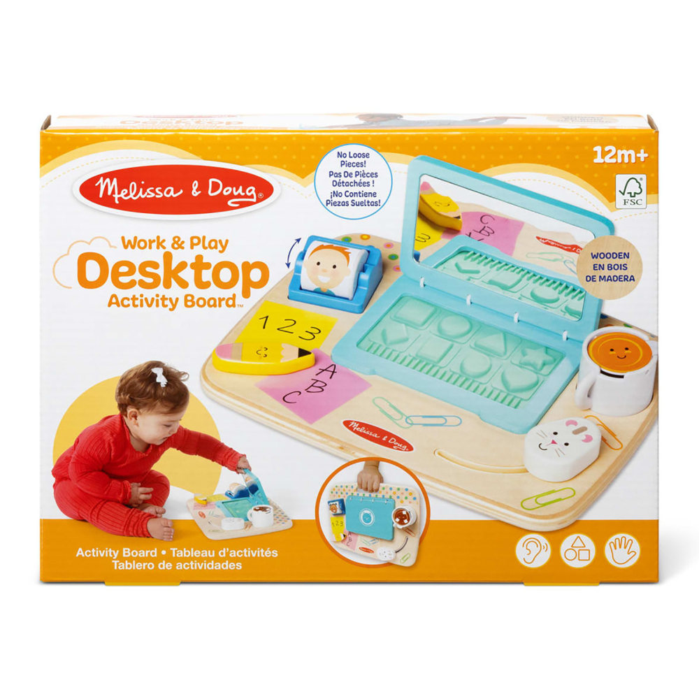 Melissa & Doug Work & Play Desktop Activity Board, All Ages MPN:LCI30753