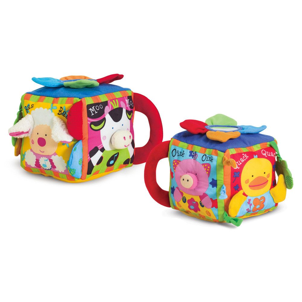Melissa & Doug Musical Farmyard Cube Learning Toy, Multicolor MPN:LCI9177