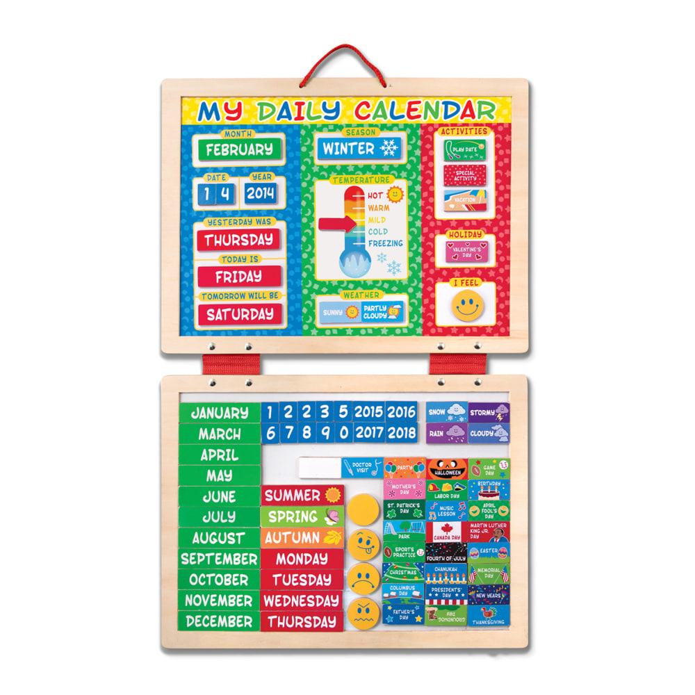Melissa & Doug My First Daily Magnetic Calendar MPN:LCI9253