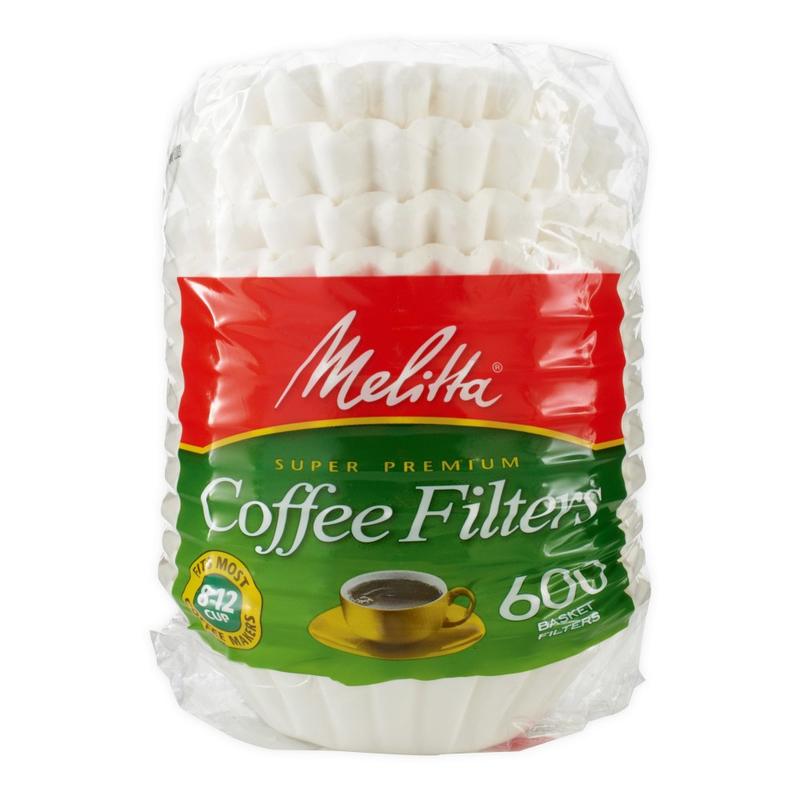 Melitta Basket Coffee Filters, Pack Of 600 Filters (Min Order Qty 8) MPN:631132
