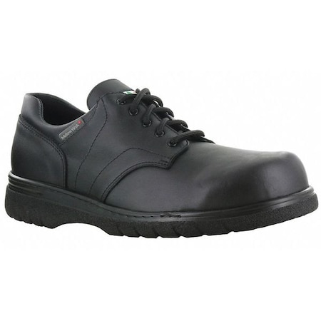 Safety Shoe, Men Dress, Blk, 8Sz, 4E Wide, PR MPN:500089