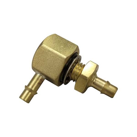 Mini Barb Fitting, SS, 1 1/8 in L MPN:1/4BK3 1/2-O-SS
