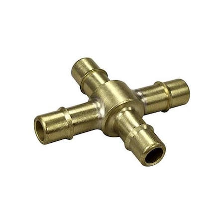 Cross, Brass, Barbed1/16in, Barbed1/16in MPN:X1-NP