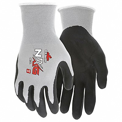 Gloves Nylon Knit Large Black/Gray PK12 MPN:9673L