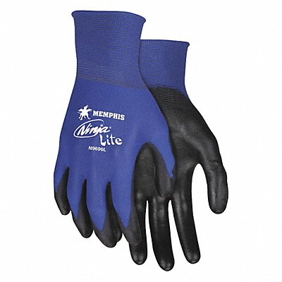 Gloves Work Medium Blue/Black PK12 MPN:N9696M