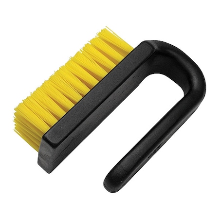 Dissipative Brush, 3 in L Brush, Yellow, Carbon Loaded Polypropylene MPN:35689