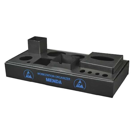 Workstation Organizer, 16 In, Poly, 7 Comp MPN:35873