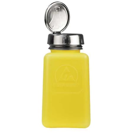 Bottle, One-Touch Pump, 6 oz, Yellow MPN:35276