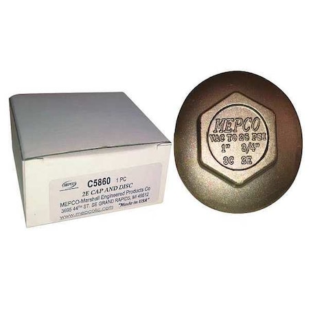 Steam Trap Cap and Disc, 25 psi, 267 F MPN:C5860