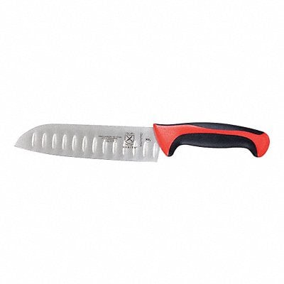 Santoku Knife Granton Edge 7 in Red MPN:M22707RD