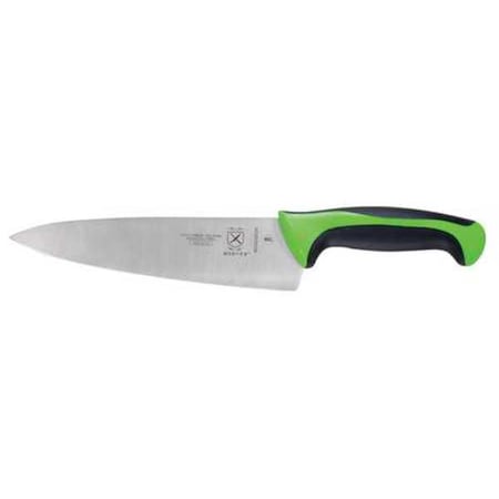 Chefs Knife, 8 in Blade, Green Handle MPN:M22608GR