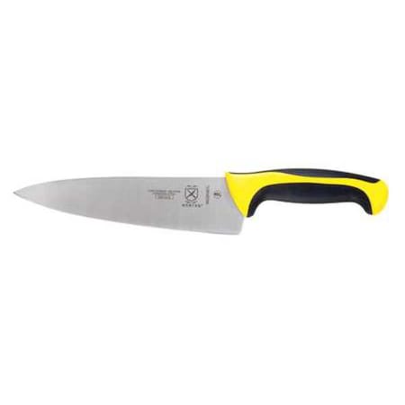 Chefs Knife, 8 in Blade, Yellow Handle MPN:M22608YL