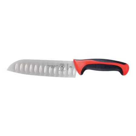 Santoku Knife, Granton Edge, 7 In., Red MPN:M22707RD