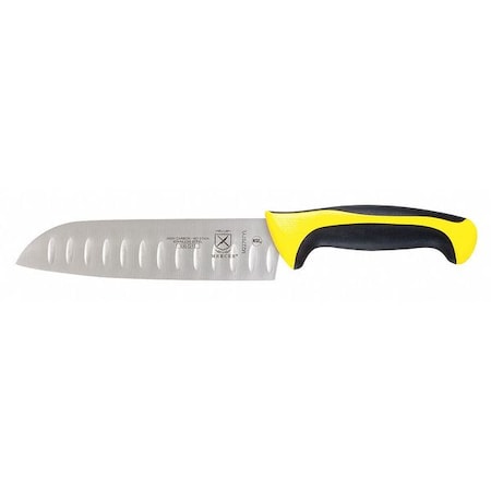 Santoku Knife, Granton Edge, 7 In., Yellow MPN:M22707YL