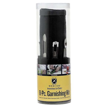 Garnishing Kit, 9.25 in L, Black MPN:M40000P