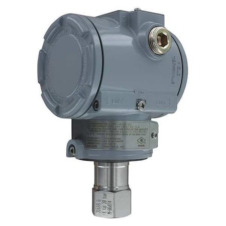 Smart pressure transmitter, range -14.5 to 217 psi, (factory set 0 to 217 psig). MPN:3200G-2-FM-1-1