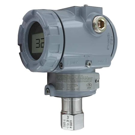 Smart pressure transmitter, range -14.5 to 217 psi with LCD display, (factory set 0 to 217 psig). MPN:3200G-2-FM-1-1-LCD