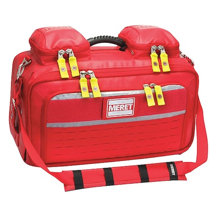 Emergency Bag, Tarpaulin, 15 in L, 22 in W, Red MPN:M8101FBAP