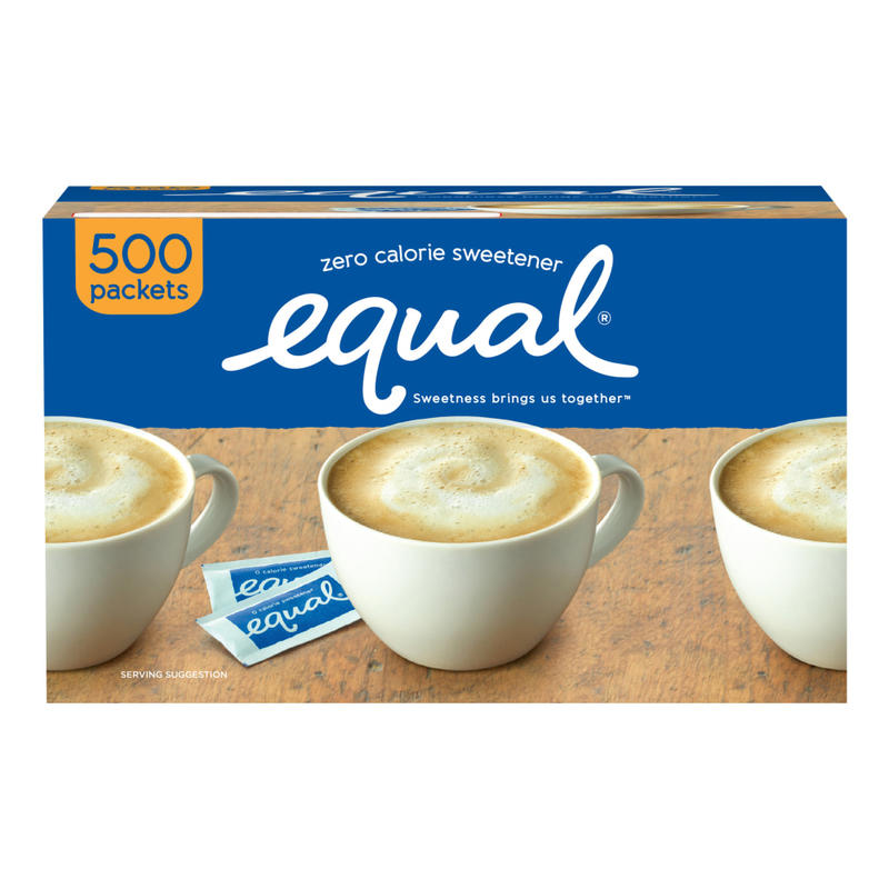 Equal Original Sweetener, 0.035 Oz., Box Of 500 (Min Order Qty 3) MPN:NUT20015448