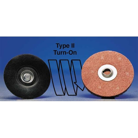 Quick Change Disc Backup Pad, 2 in Dia MPN:08834160011