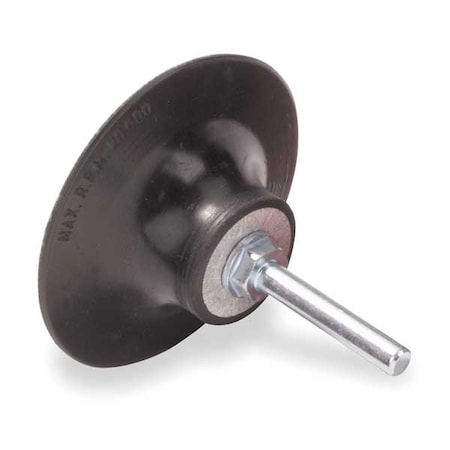 Quick Change Flap Disc Backup Pd, 3in Dia MPN:08834168539