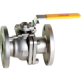 2 In. Stainless Steel Flanged Full Port Ball Valve - 2 Piece - Direct Mount - 300 PSI KFDMV2015FP-32