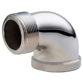 Chrome Plated Brass Pipe Fitting 2 90 Degree Street Elbow Npt Male X Female C103-32 - Pkg Qty 5