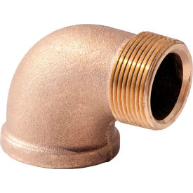 1 In. Lead Free Brass 90 Degree Street Elbow - MNPT X FNPT - 125 PSI - Import XNL103-16 - Pkg Qty 25