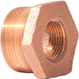 3/4 In. X 1/2 In. Lead Free Brass Bushing - MNPT X FNPT - 125 PSI - Import XNL114-1208