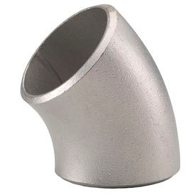 304 Ss Schedule 10 Long Radius 45 Degree Elbow 3/4 Butt-Weld Female 01402_12 - Pkg Qty 14