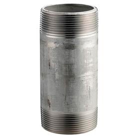 Ss 304/304l Schedule 40 Seamless Pipe Nipple 1-1/2x3 Npt Male 4224-300 - Pkg Qty 20