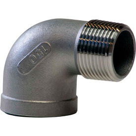 3/4 In. 304 Stainless Steel 90 Degree Street Elbow - MNPT X FNPT - Class 150 - 300 PSI - Import K403-12