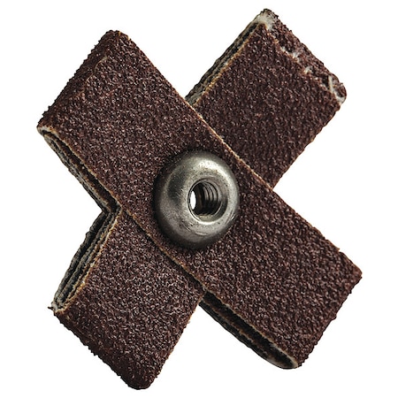 Cross Pad, 1 1/2in W, 1 1/2in L, P80 Grit MPN:08834184465