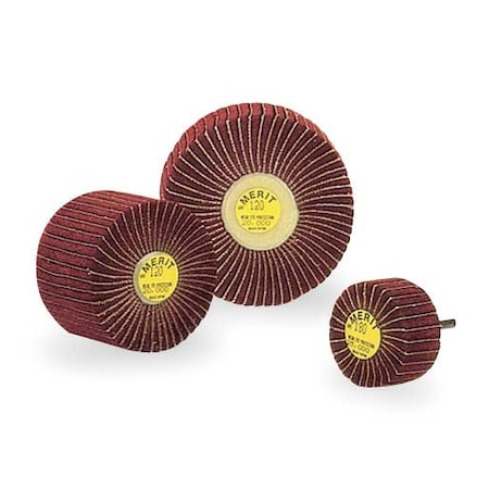 Flap Wheel, Interleaf, AO, 3x2x1/4 Shk, 120G MPN:08834123203